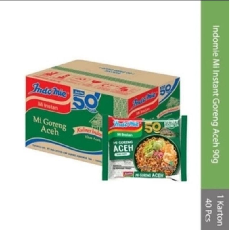 

Indomie goreng Aceh 1 dus isi 40 pcs