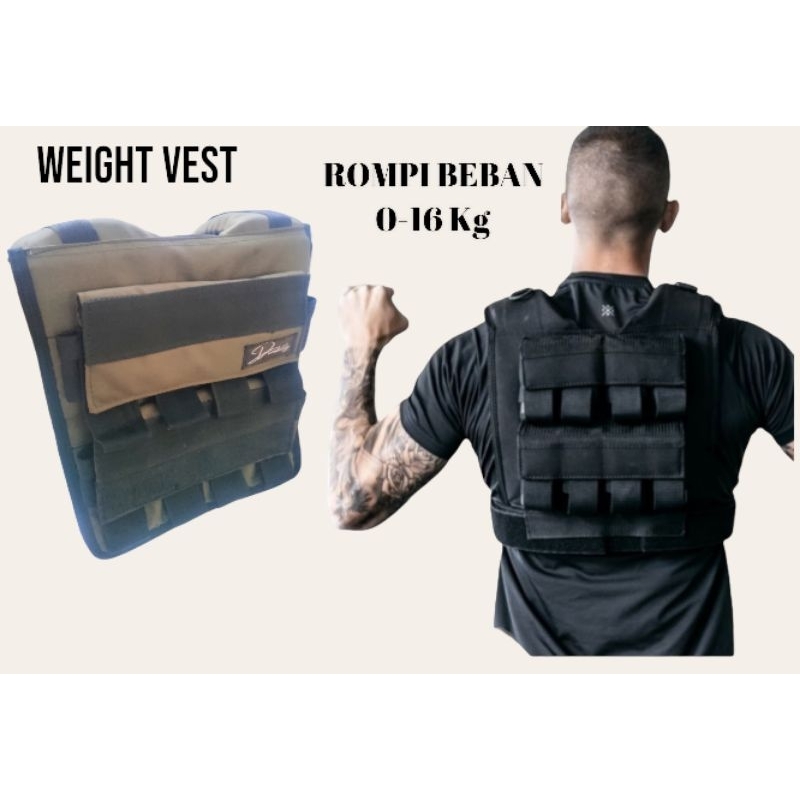 ROMPI BEBAN (pemberat)  *WEIGHT VEST*