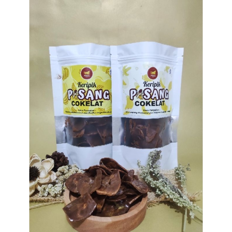 

keripik pisang coklat lumer