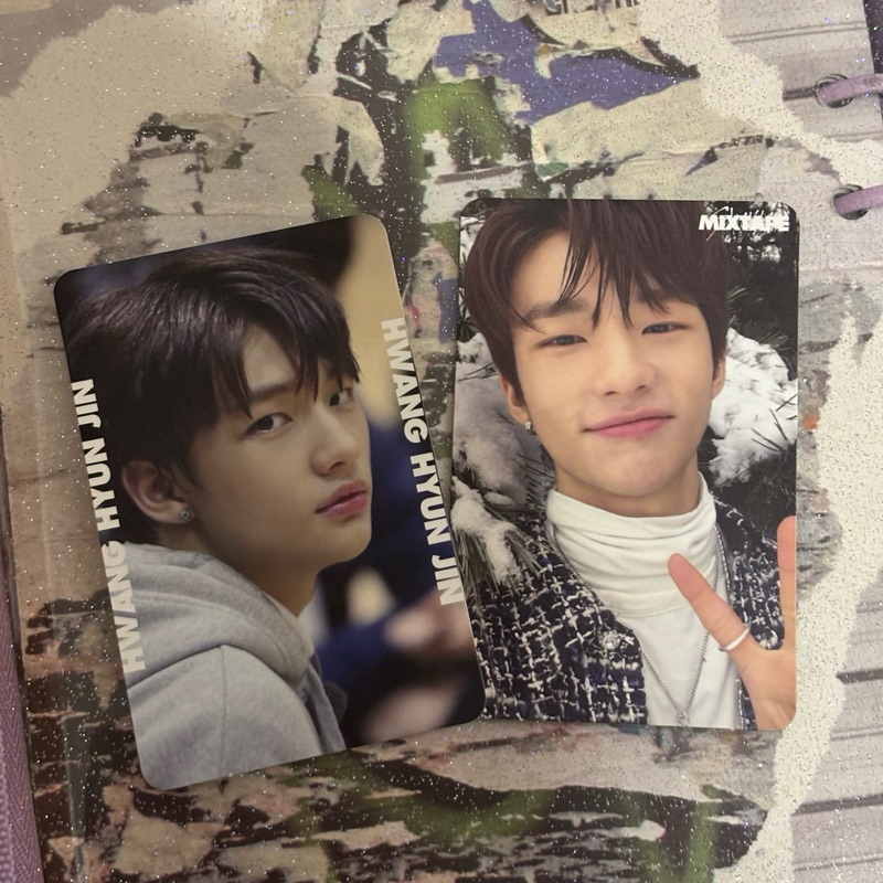 [take all] stray kids hyunjin mixtape behind selfie pc photocard skz