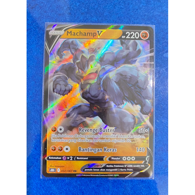 Pokemon TCG Machamp V RR