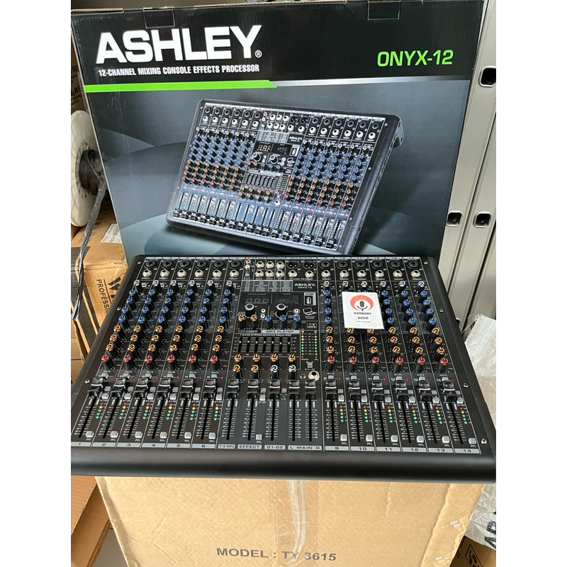 Mixer Audio Ashley onyx 12 onix 12 original usb bluetooth 12 chanel