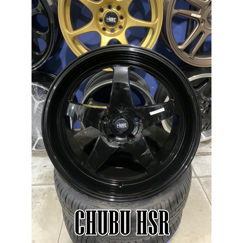 Velg Racing Lebar Belang Merk HSR Chubu R18 Untuk Mobil Innova,Camry,Alphard,Accord,Terios