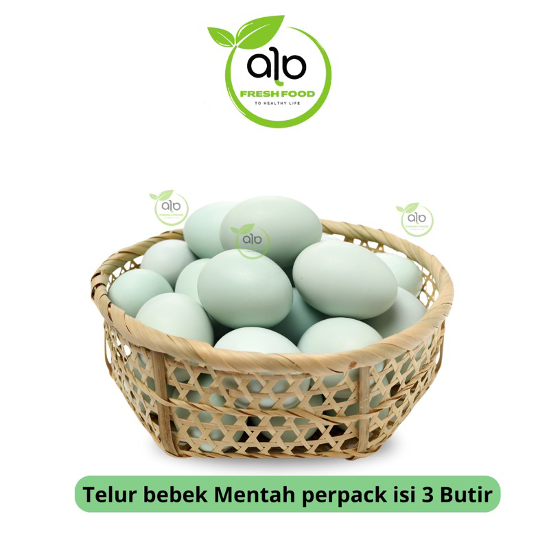 

TELUR BEBEK MENTAH / TELOR BEBEK Per 3 Butir - ALO Fresh Food