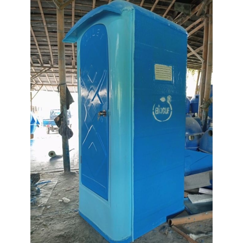 TOILET PORTABLE CLOSED DUDUK FIBERGLASS