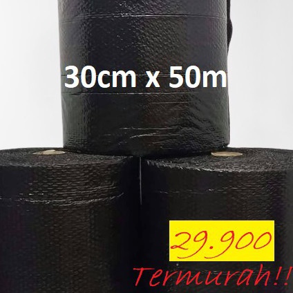 

Terbatas Bubble wrap hitam 3CM x 5M bagus tebal bubblewrap Bandung Plastik buble wa