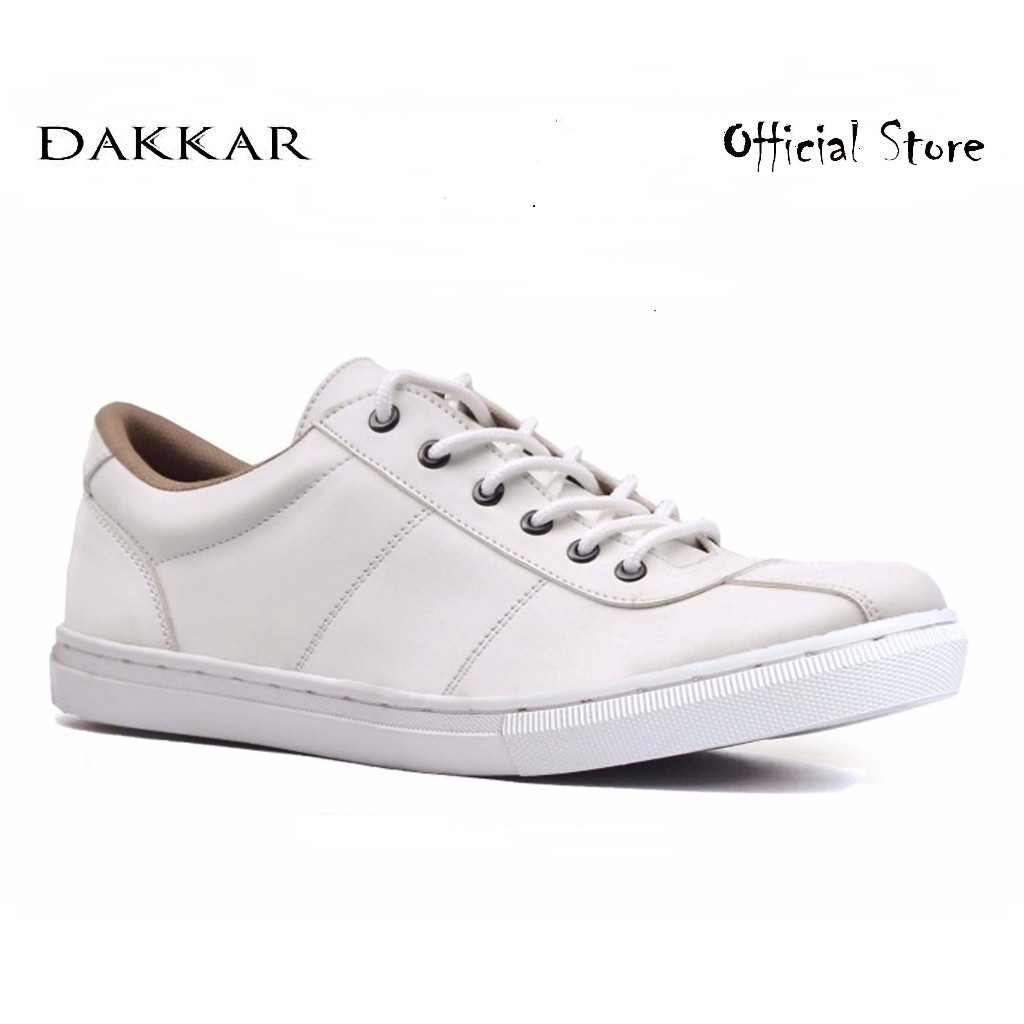Dakkar Hera Full White - Sepatu Casual Sneakers Pria