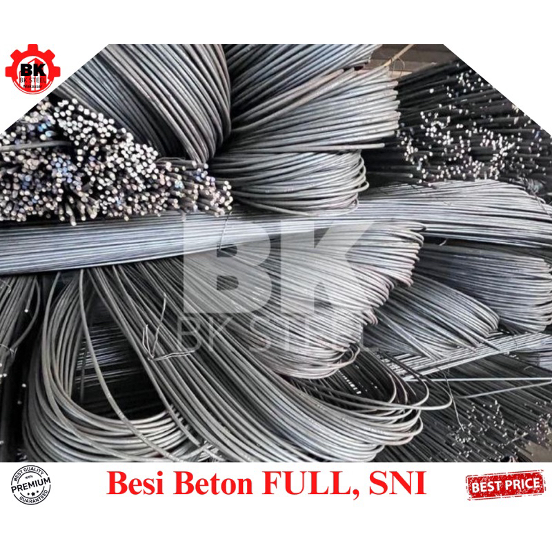 BESI BETON 6 MM (FULL, SNI, POLOS)