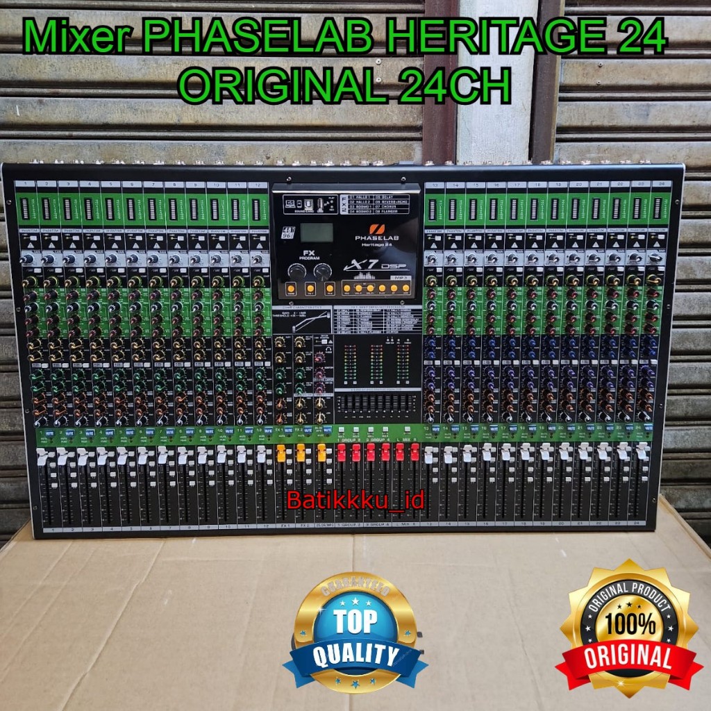 Mixer PHASELAB HERITAGE 24 HERITAGE24 Original 24Ch X7 DSP
