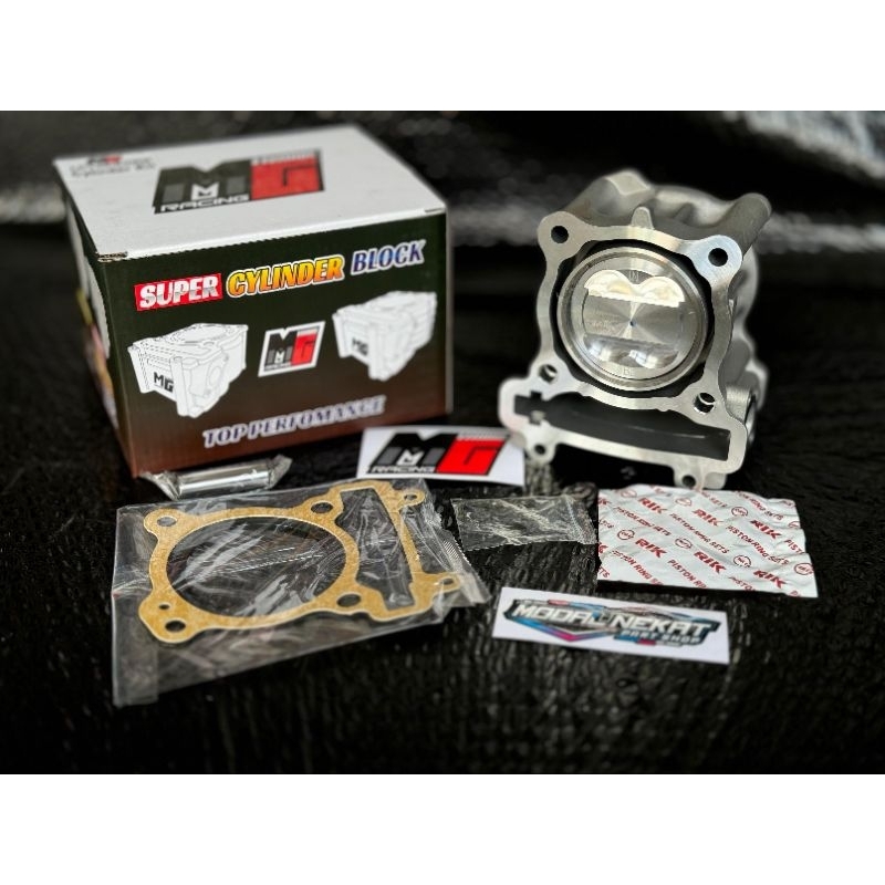 Block Cylinder Bureng set Piston kit MG racing Jupiter Mx Mx king Vixion  63