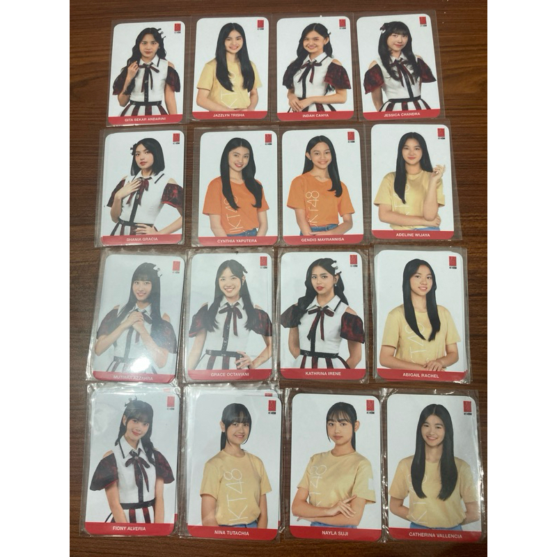 PHOTOCARD OFFICIAL JKT48 SPRING HAS COME FIONY ERINE CYNTHIA GRACIE