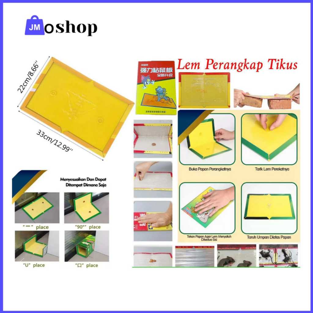 Lem Perangkap Tikus Jebakan Lem Tikus Papan Perangkap Lem Tikus