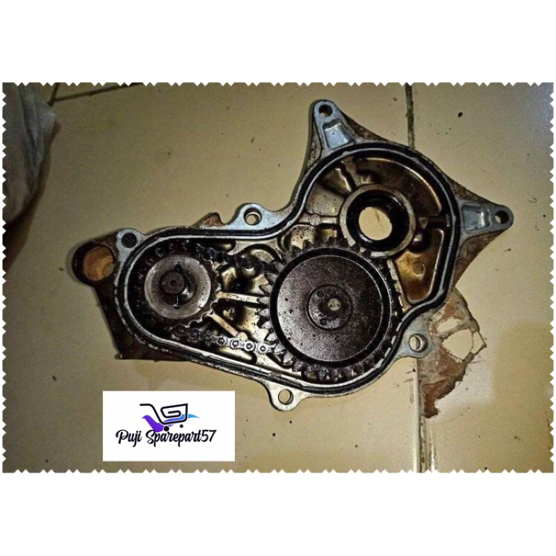 Dudukan Spul Waterpump Vario 110 Karbu / Vario 110 Techno Karbu Original Copotan Motor