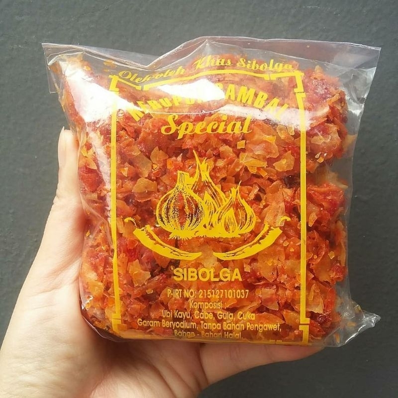 

Keripik Sambal Spesial Sibolga Asli 100 gram