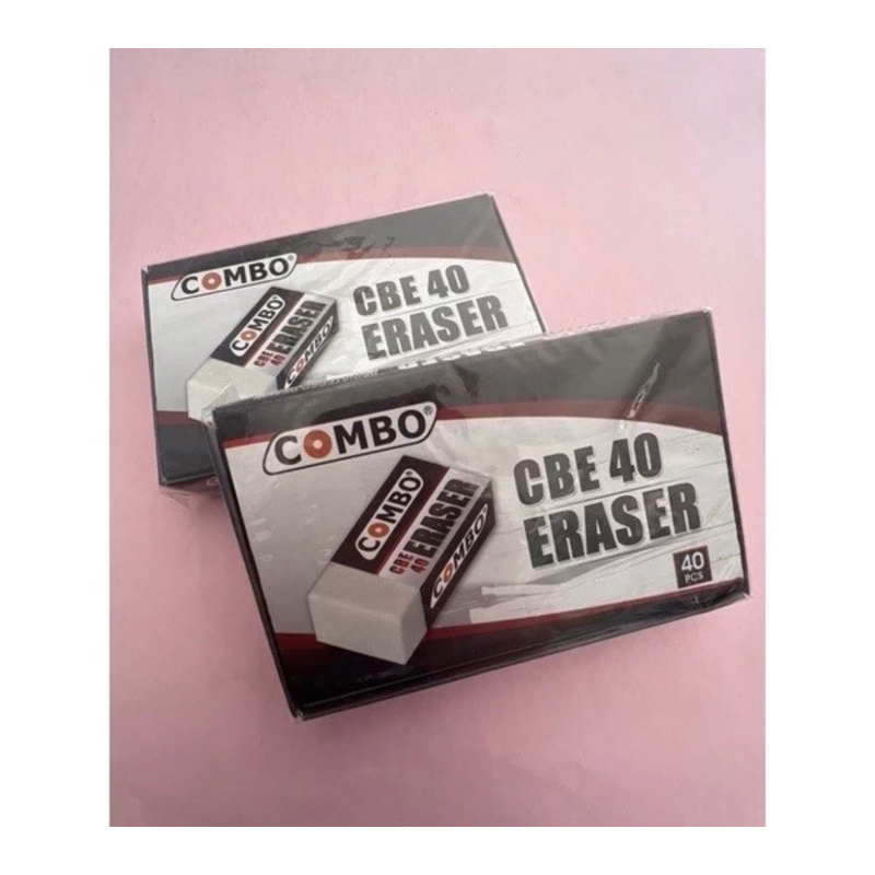 

[ 1 BOX / 40 PCS] Penghapus Combo GBE 40 , Stip Combo , Eraser