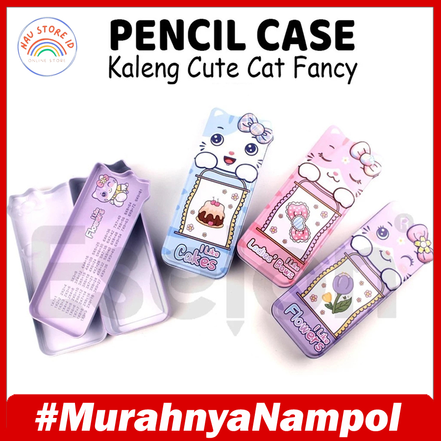 

Tempat Pensil Kaleng seri CAT / Kotak Pensil Kaleng CAT BUNGA B-773 / Tempat Pensil XIAOLINGJING