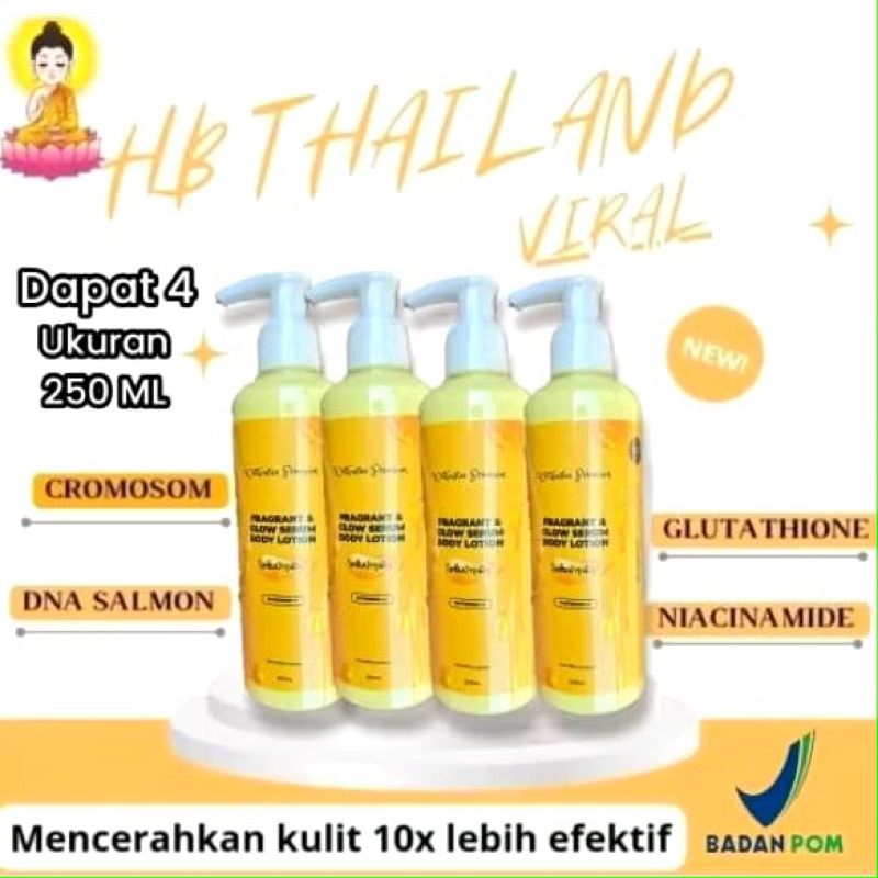 4 botol hb thailand 200+50 ml ( DAPAT 4 botol ) HB THAILAND VIRALL 250 ml bpom mix serum,hb racik Th