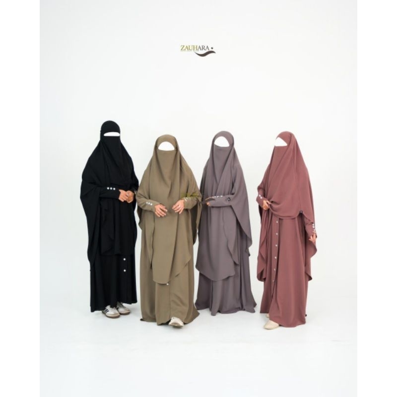 SHINY SERIES BY ZAUHARA | ABAYA SHINY ZAUHARA | ABAYA TERBARU | ABAYA PREMIUM | GAMIS ANTI UV