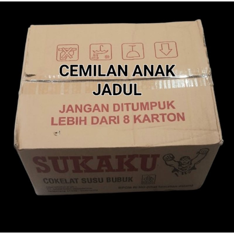 Mamam Ahahaa 1 Dus 100 Renteng Permen / Premen Jadul Susu Bubuk Sukaku Renteng Cemilan Anak Jadul