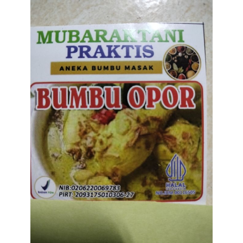 

bumbu opor kuning