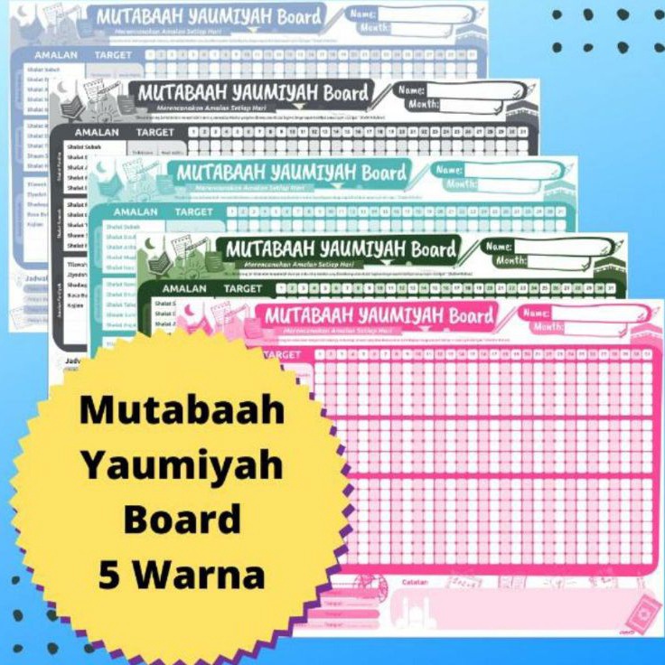 

FLAS SALE PlannerIbadah Mutabaah Yaumiyah Board Schedule Board Ibadah Schedule Ibadah harian