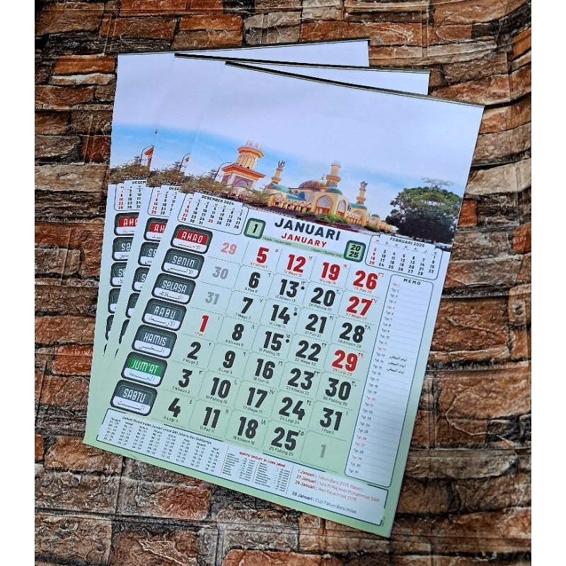 

KALENDER KERJA MEDIUM WARNA ( MASJID ) 2025