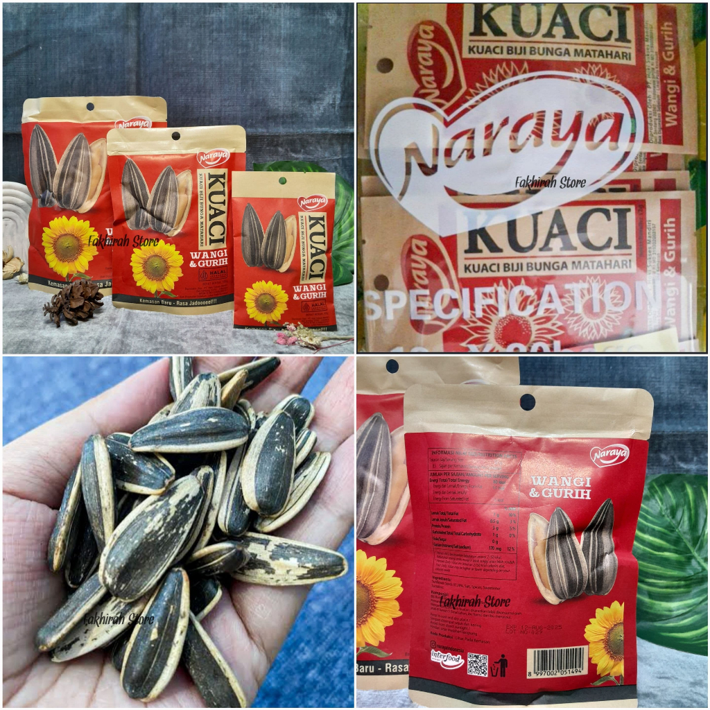 

NARAYA KUACI Biji Bunga Matahari Snack Biji Bunga Matahari