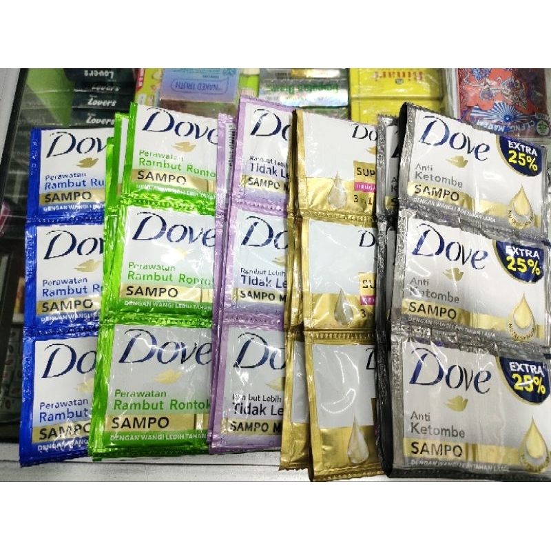 Dove Shampo sachet