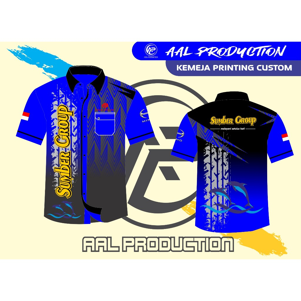 Kemeja Sumber Group Printing Kemeja Sugeng Rahayu Printing Model Terbaru Keren