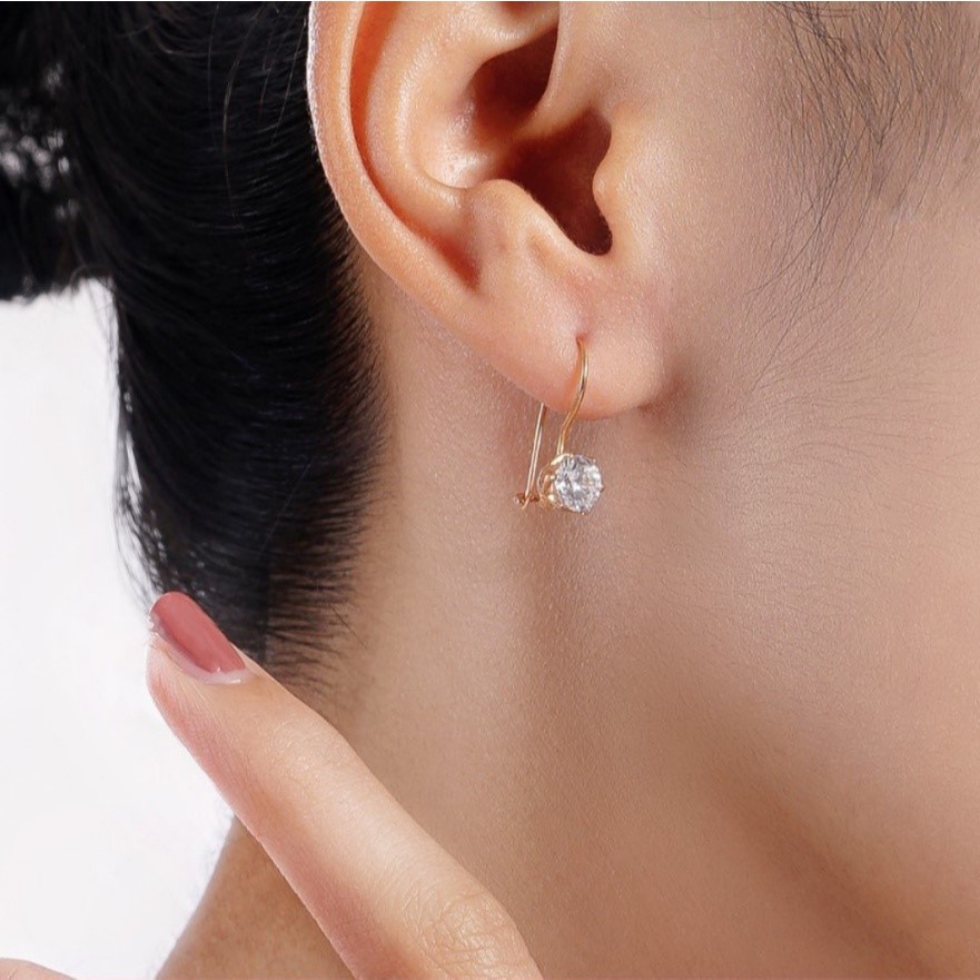 Anting Emas Desi Solitaire Gold - SDW Gold -