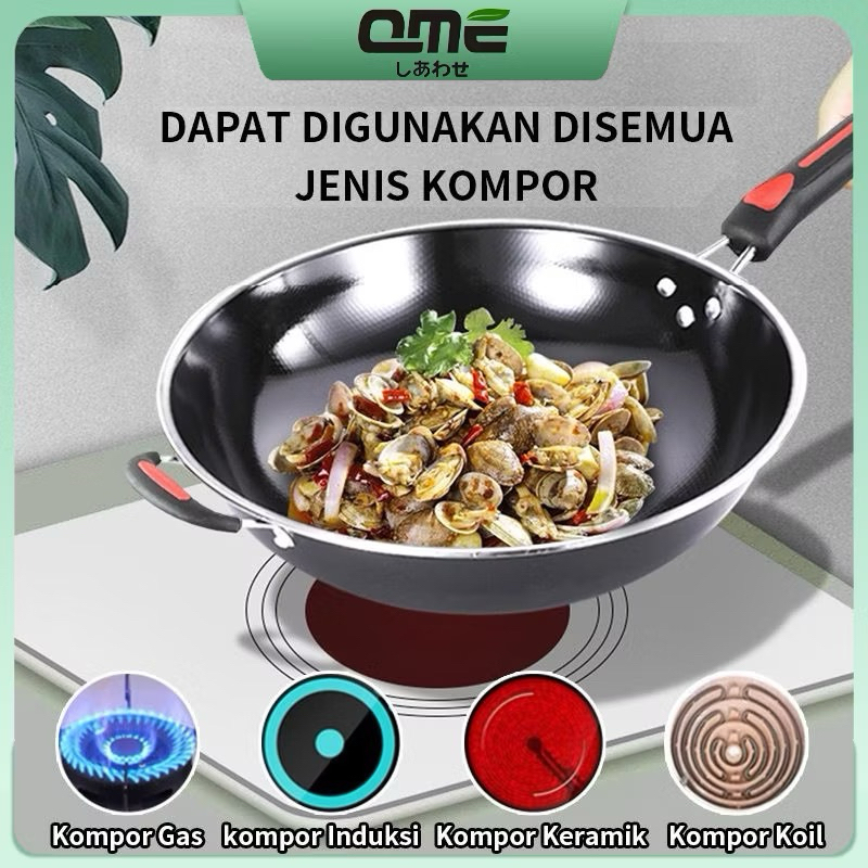 Wajan hitam QME stirwok 32cm