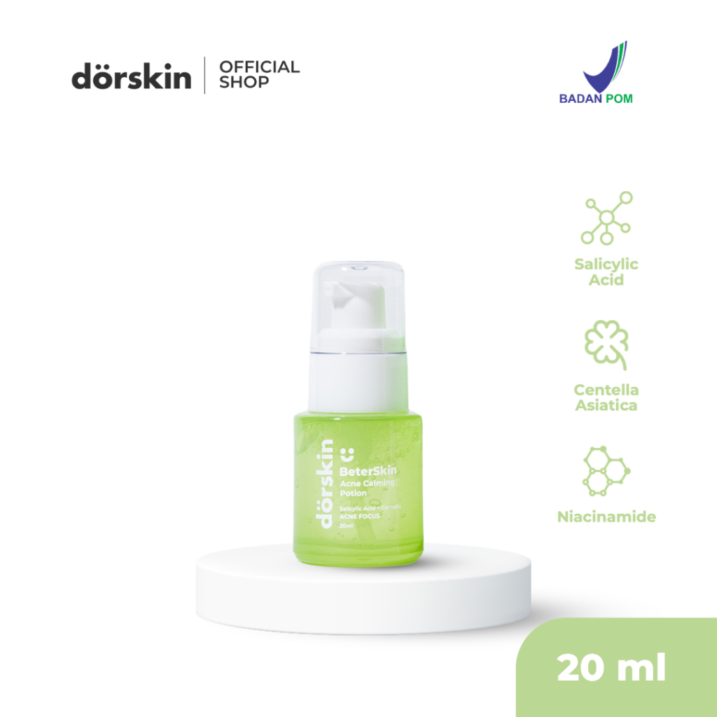 Dorskin BeterSkin Acne Calming Potion - Serum Jerawat Tanpa Buat Kulit Kering