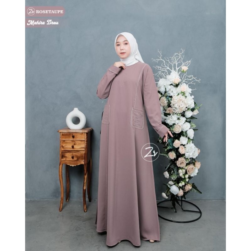 GAMIS/DRESS MAHIRA SABRINA BY ZIRA ORIGINAL BRAND