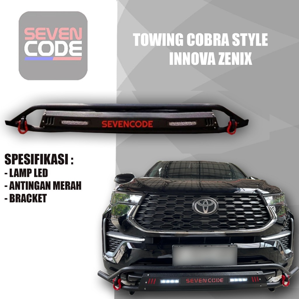 TANDUK DEPAN INNOVA ZENIX COBRA BUMPER DEPAN INNOVA ZENIX COBRA BESI SEVENCODE