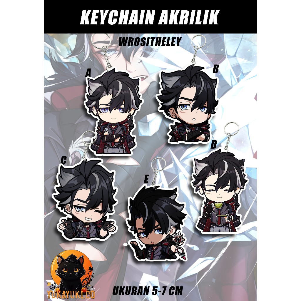 Ganci Akrilik Genshin Wriothesley