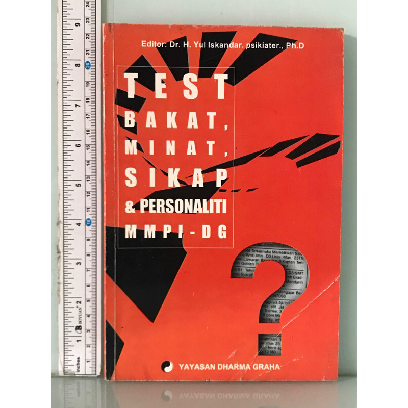 TEST BAKAT MINAT SIKAP & PERSONALITI MMPI - DG