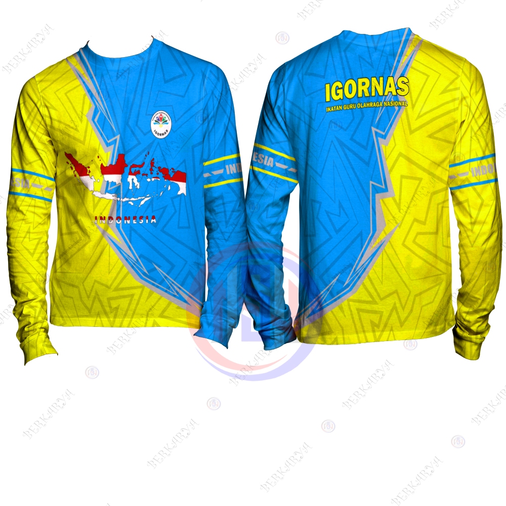 Kaos Tshirt Baju IKATAN GURU OLAHRAGA NASIONAL / BAJU IGORNAS FULL PRINTING PREMIUM