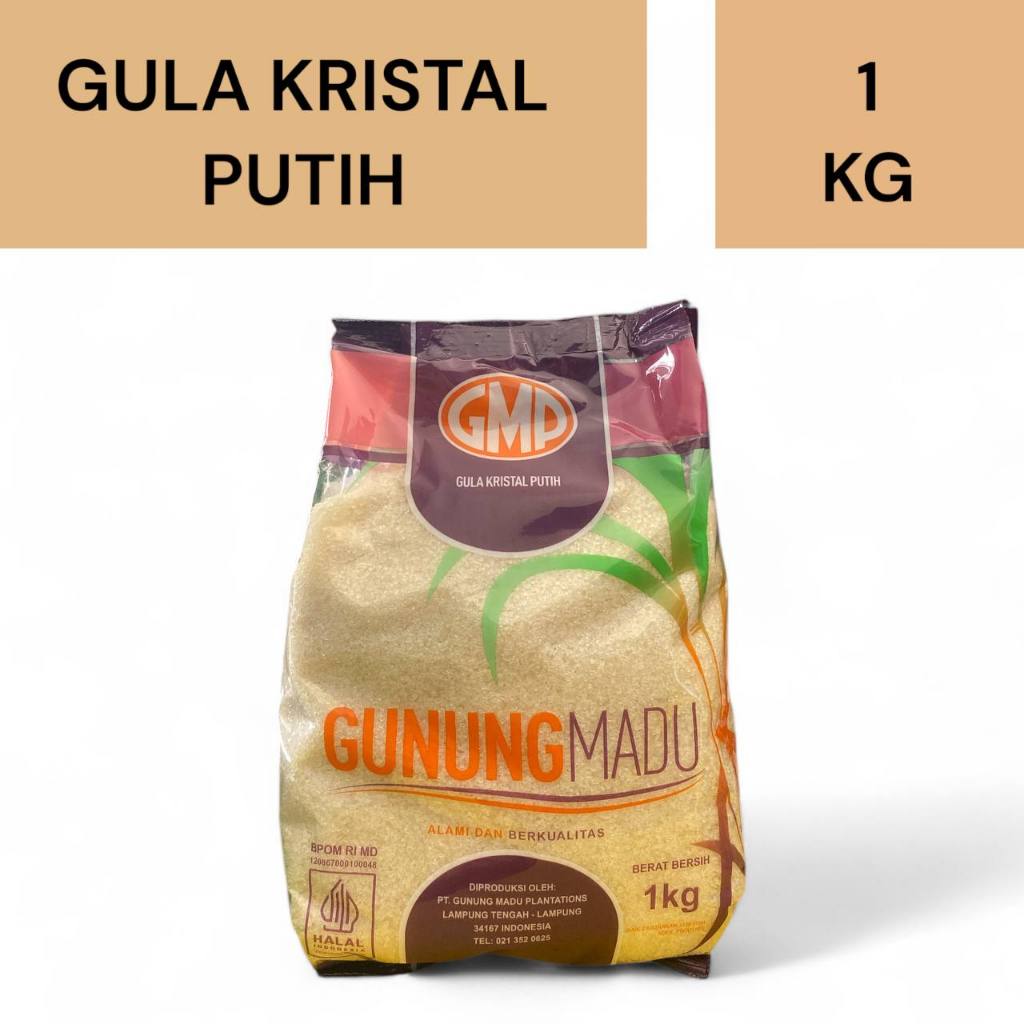 

GULA KRISTAL PUTIH GUNUNG MADU ALAMI DAN BERKUALITAS 1KG