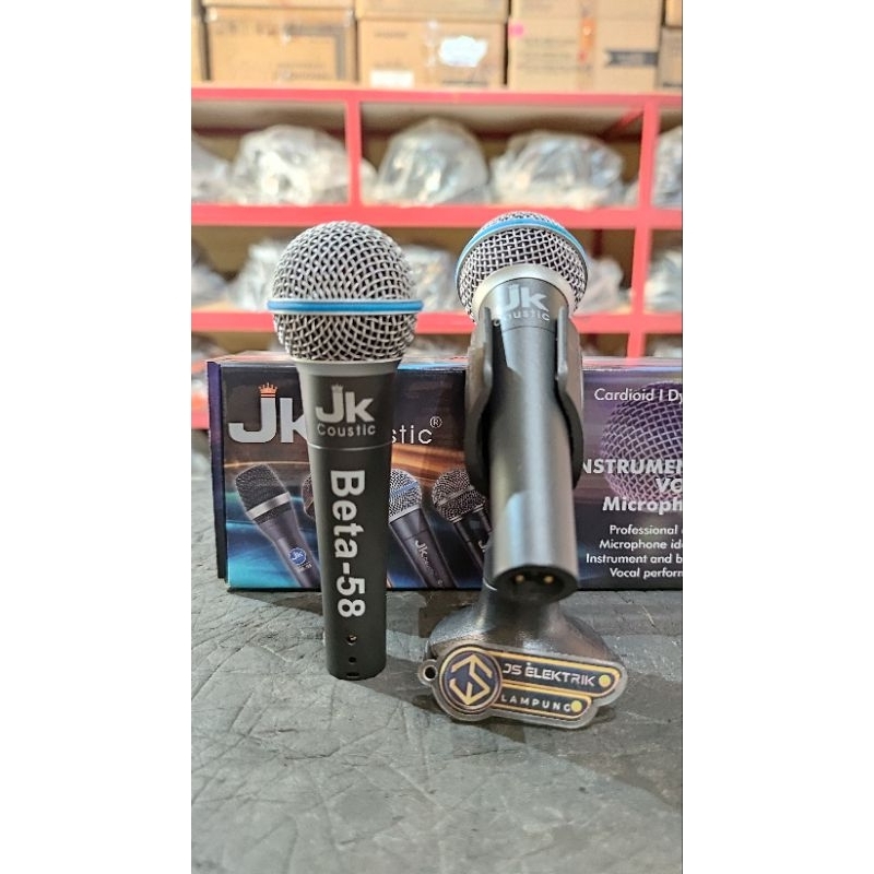 Mic kabel/Microphone Mic JK Coustic Beta - 58 Original JK Coustic