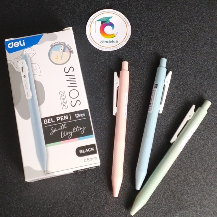 

Pulpen Deli gel pen Solilis G58-BK - 1 pcs