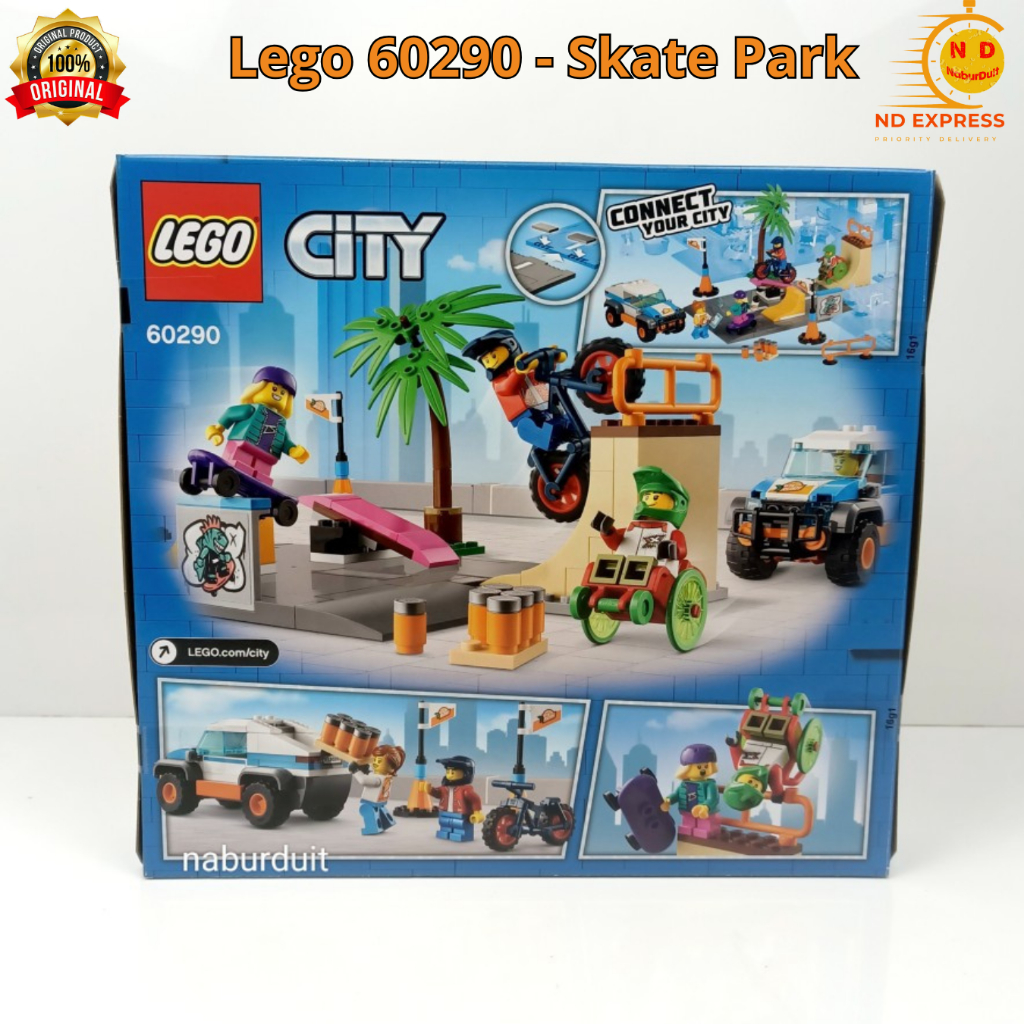 LEGO City Skate Park 60290 - Lego Original Asli