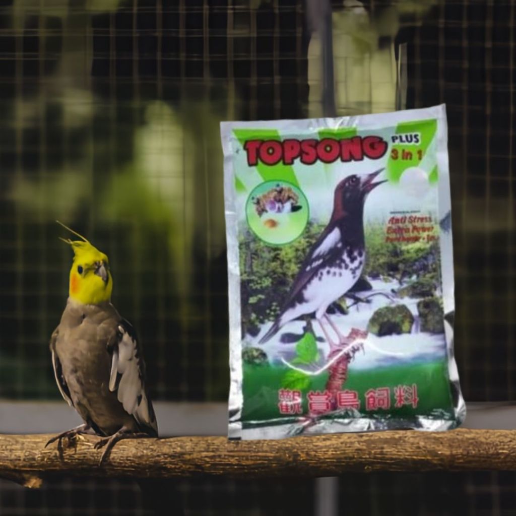 Pakan Burung TOPSONG Hijau Pur Burung