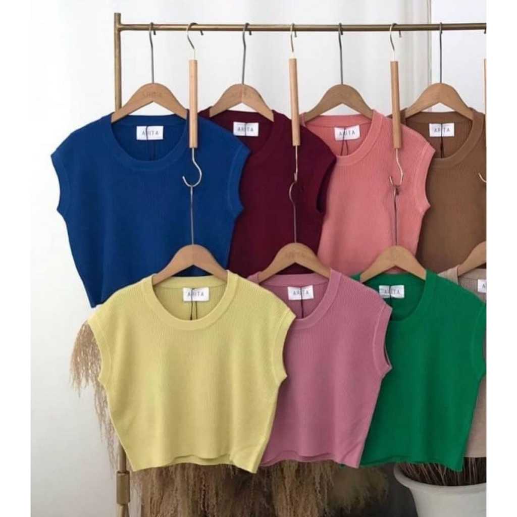 Atasan Rajut Wanita Brand Arita Fashion Bangkok Import