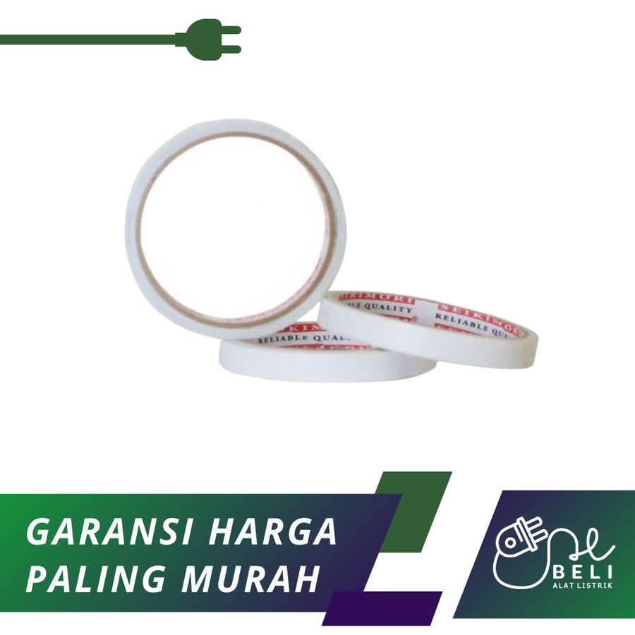 

Double Tape Putih Seikimori 12mm , 24mm