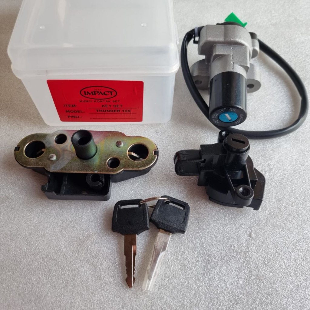 Kunci Kontak Set Tutup Tangki Thunder 125 Asli Impact