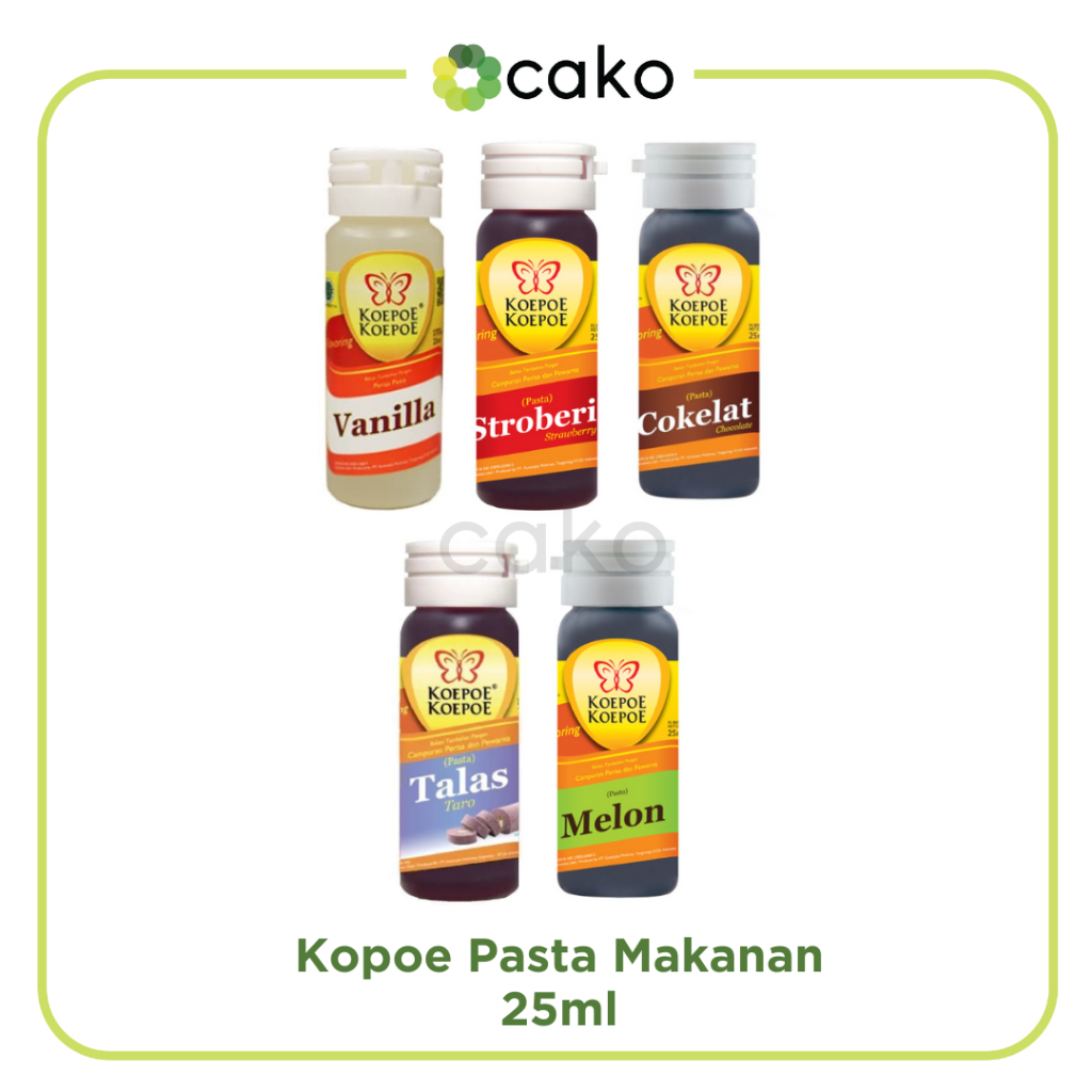 

Koepoe Pasta Makanan 25ml / Kupu Kupu