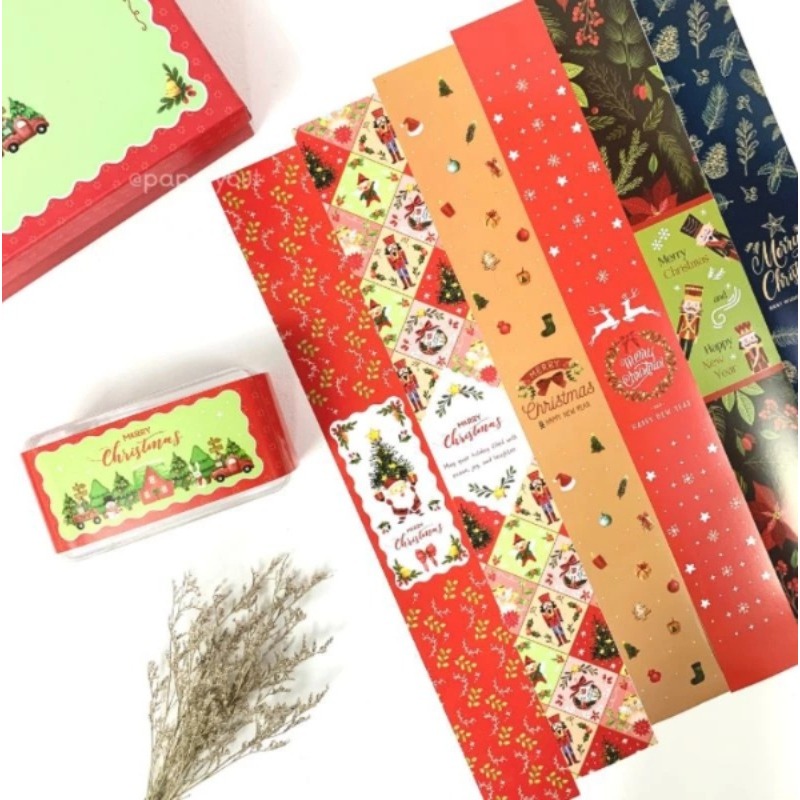 

Paper Belt SLEEVE Belt Packaging Toples Kue NATAL - Christmas