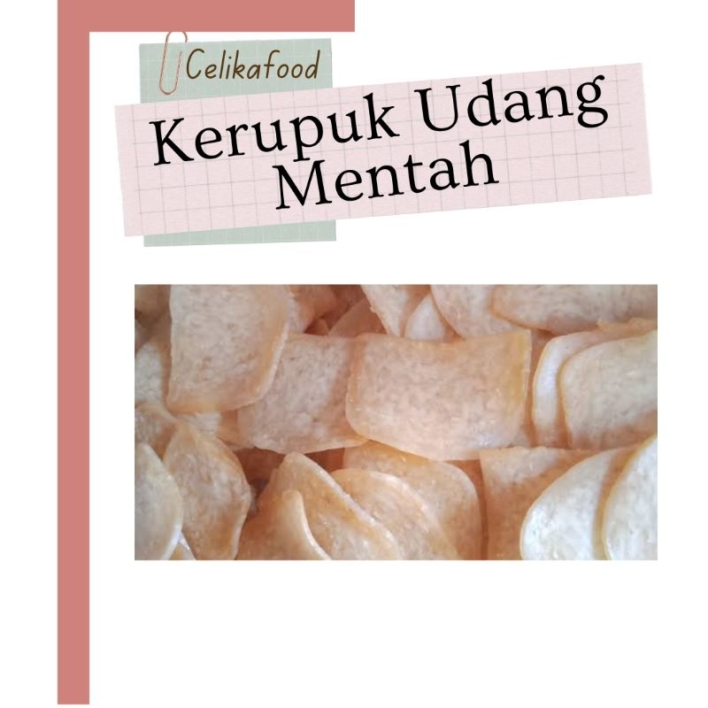

Kerupuk Udang Mentah 250 gr Kurupuk Makanan Kering Masakan