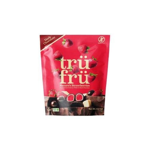 

Coklat Trufru Dark Chocolate Strawberry 119 Gr