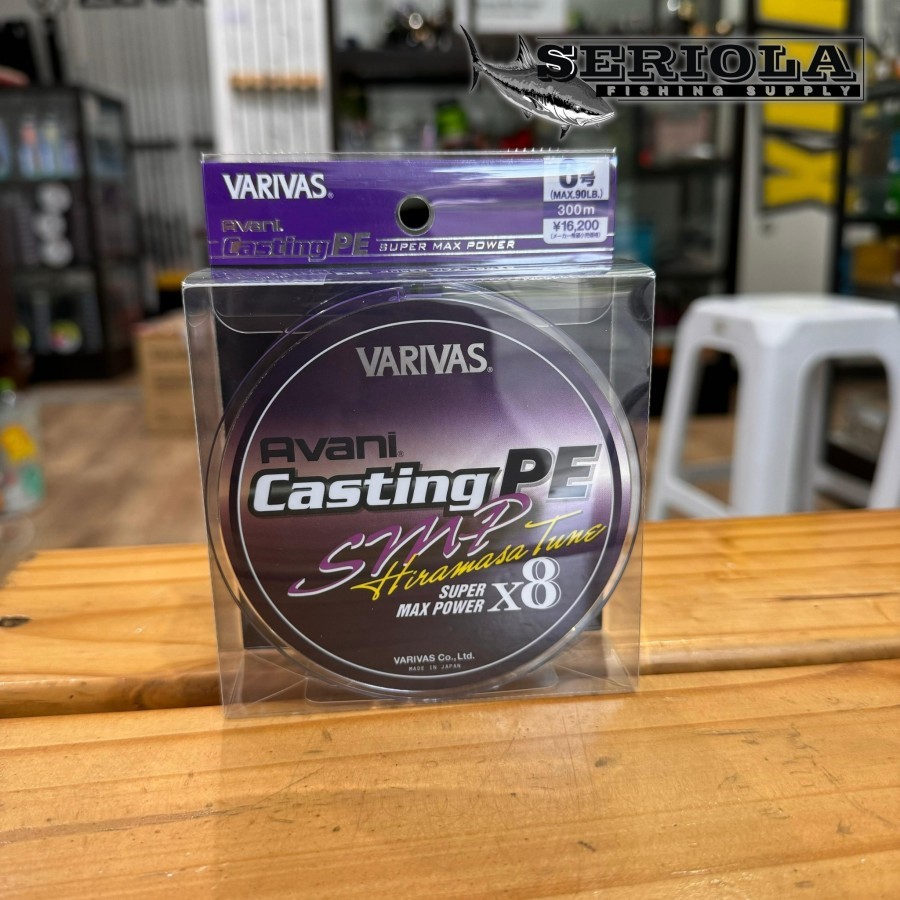 PE VARIVAS AVANI CASTING PE SMP HIRAMASA TUNE SUPER MAX POWER X8